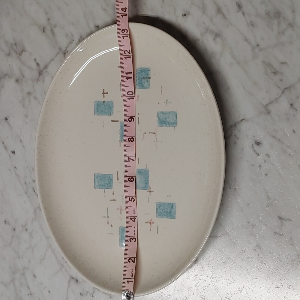 Vintage MCM Heavenly Days Vernon ware serving platter - Picture 3 of 8